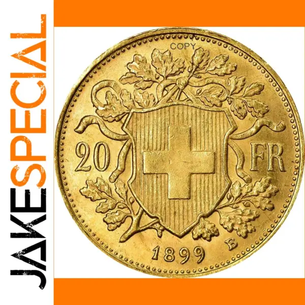 Switzerland 20 Francs Commemorative Replica Coin