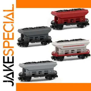 464PCS DIY DB Cargo 2 Axles Dump Wagon