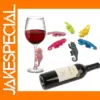 6 Pcs Silicone Chameleon Wine Glass Markers