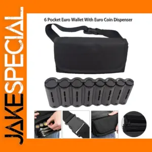 6-Pocket Euro Wallet Fanny Pack Waist Bag