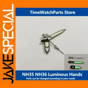Green Luminous Watch Hands for Seiko NH35 NH36