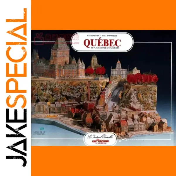 3D Paper Model of Quebec's Historic Architecture