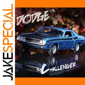 WELLY 1:24 Dodge Challenger T/A Alloy Car Model