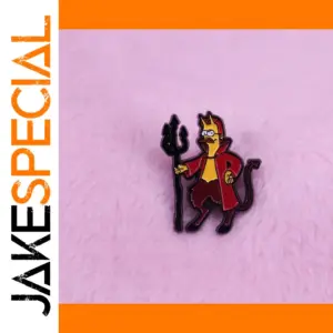 Ned Devil Cartoon Enamel Pin