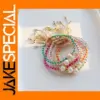 Faceted Crystal Beaded Bracelet for Women