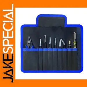 9PCS Stainless Steel Tweezers Set