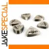 Alice 10Pcs Silver Metal Guitar Picks 0.3mm