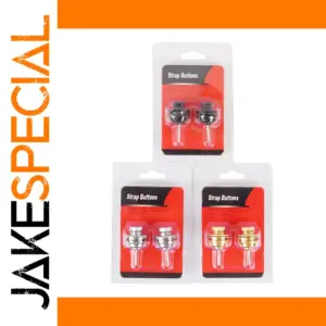 2-Piece Guitar Strap Lock Set in 3 Colors