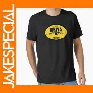 An-225 Mriya Digital Print Cotton T-Shirt