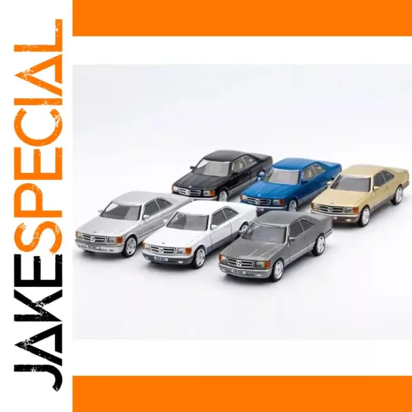 1/64 Scale Mercedes Benz 500SEC Diecast Model