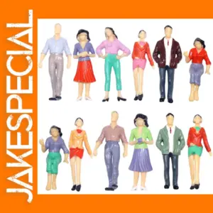 Evemodel 12pcs G Scale 1:25 Figure Set