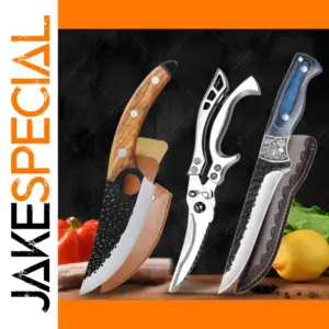 Professional Chef's Stainless Steel Knife Set
