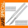 Carbon Steel Scalpel Knife Set with Handle