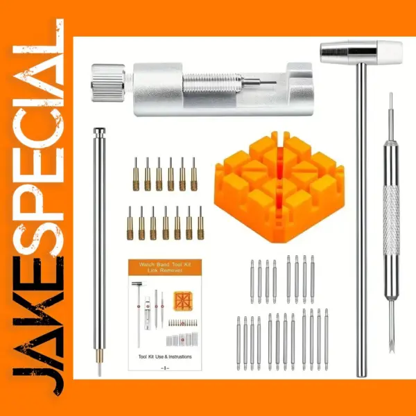 39-Piece Watch Band Repair Tool Kit for Professional Watchmakers