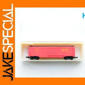 N Scale 1/160 Diecast Red BoxCar Model
