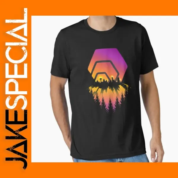 HEX Shining City Crypto Men's T-Shirt S-6XL