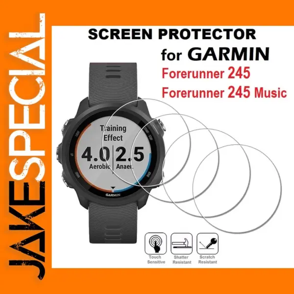 5PCS Tempered Glass for Garmin 245 Music