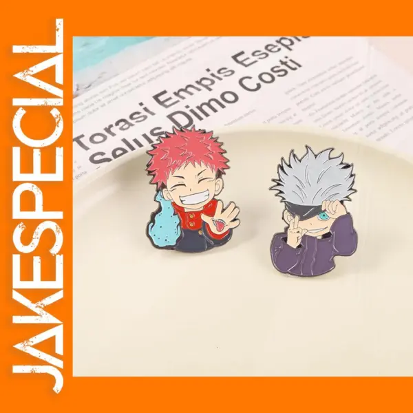 Jujutsu Kaisen Enamel Brooch Cartoon Badge