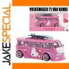 Hello Kitty Volkswagen T1 Van Diecast Model