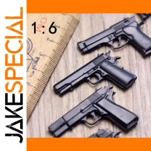 1/6 Scale Plastic Soldier Pistols Set