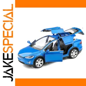 Tesla Model X90 Diecast Pull-Back Toy Car
