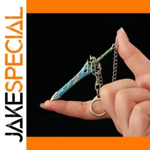 Zelda Zora Sword Keychain 9cm Metal Pendant