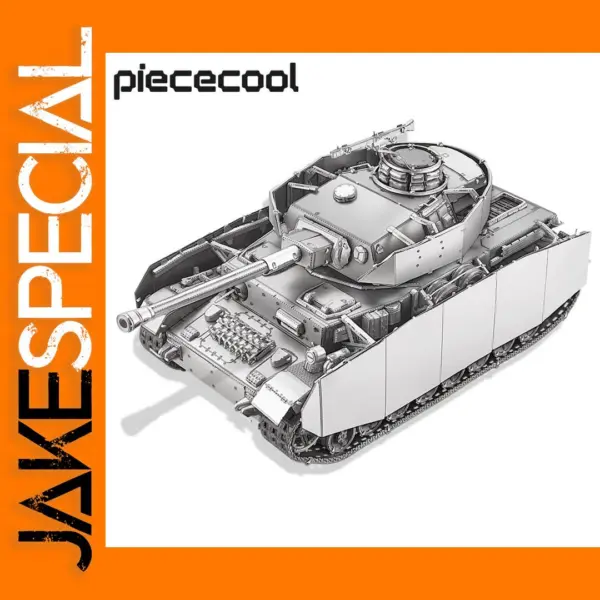 3D Metal Model Panzer IV Tank Kit