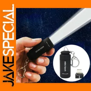 Mini USB Rechargeable Keychain Flashlight