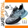 Puncture-Proof Steel Toe Work Boots for Men