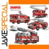 City Firefighter Rescue Vehicle Building Block Set