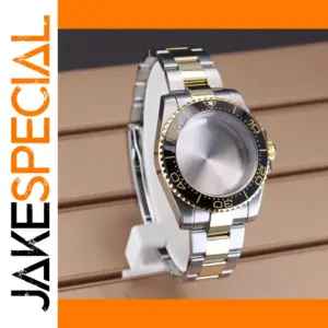 40mm Silver Gold Watch Case for Seiko Movements