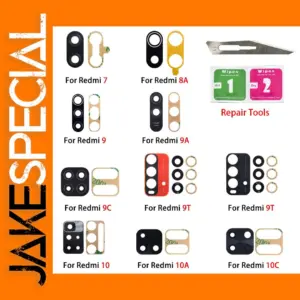 2Pcs Camera Glass for Xiaomi Redmi Devices