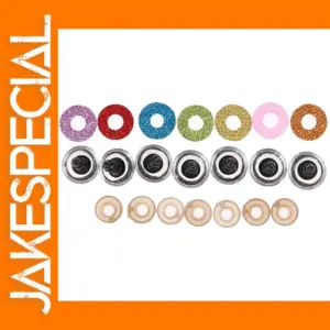 10 Sets 16MM Glitter Safety Eyes for Dolls