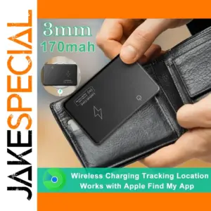 Slim GPS Wallet Tracker Card for iOS