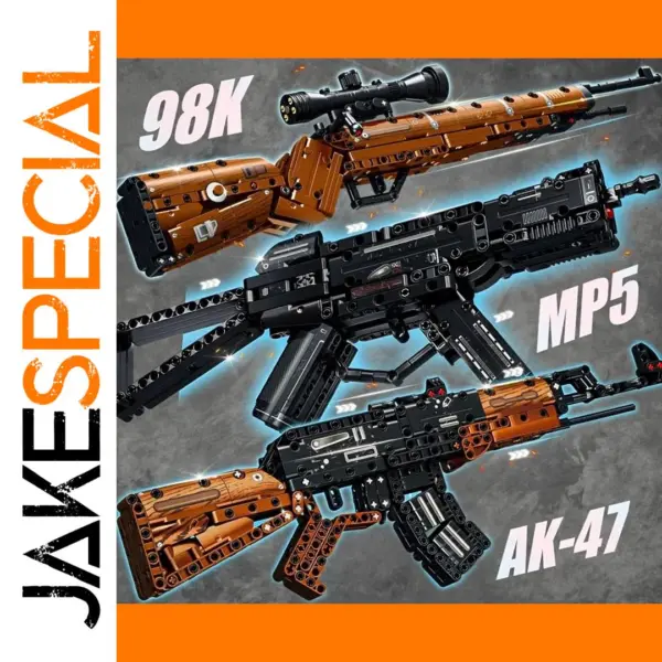 AK47 Toy Pistol Building Blocks Model