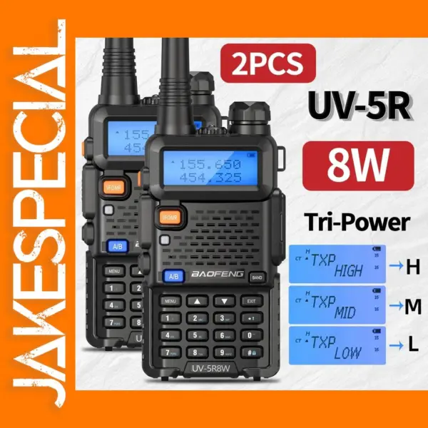 Baofeng UV-5R Dual Band 5W/8W Walkie Talkie
