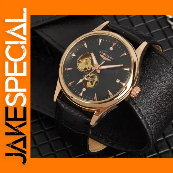 Elegant Automatic Mechanical Wristwatch