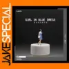 1:64 Scale Resin Blue Dress Girl Figure