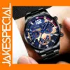 Men's Stainless Steel Quartz Wristwatch Fashion