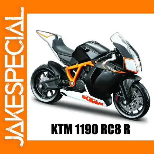 Bburago KTM 1190 RC8 R Motorcycle Model 1:18