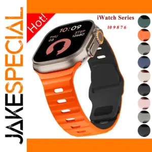 Silicone Sport Band for Apple Watch Series 10-4 44mm-49mm