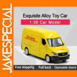 1:36 Scale DHL Sprinter Van Diecast Model
