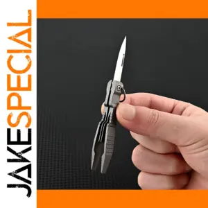 Multifunctional Titanium Alloy Knife and Tweezers