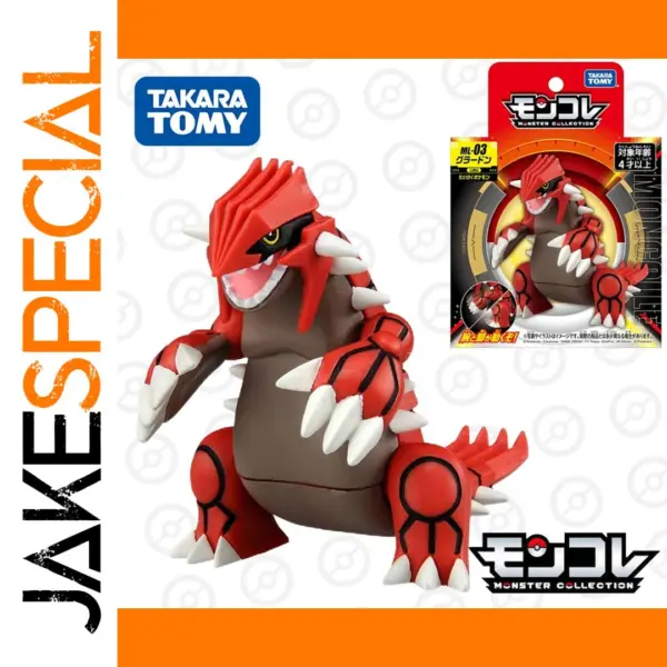 Moncolle Ex Groudon Figure by Takara Tomy