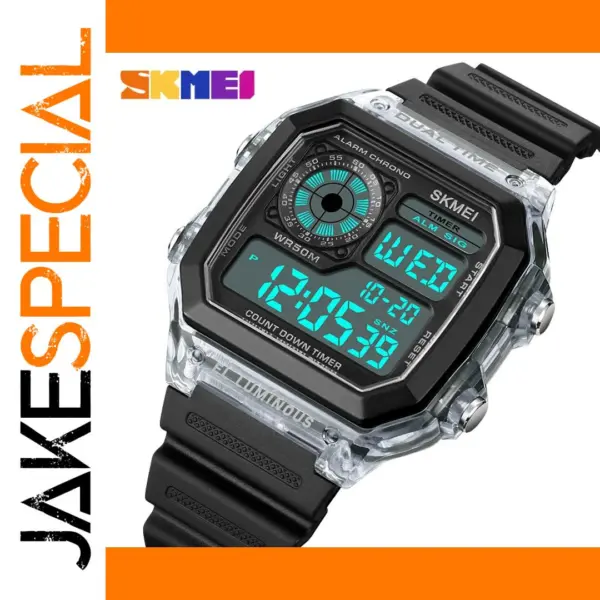 Men's Digital Waterproof Sport Chrono Watch