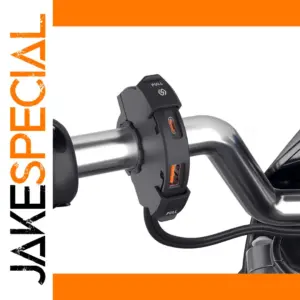 12V Waterproof Dual USB Charger for Motorcycles