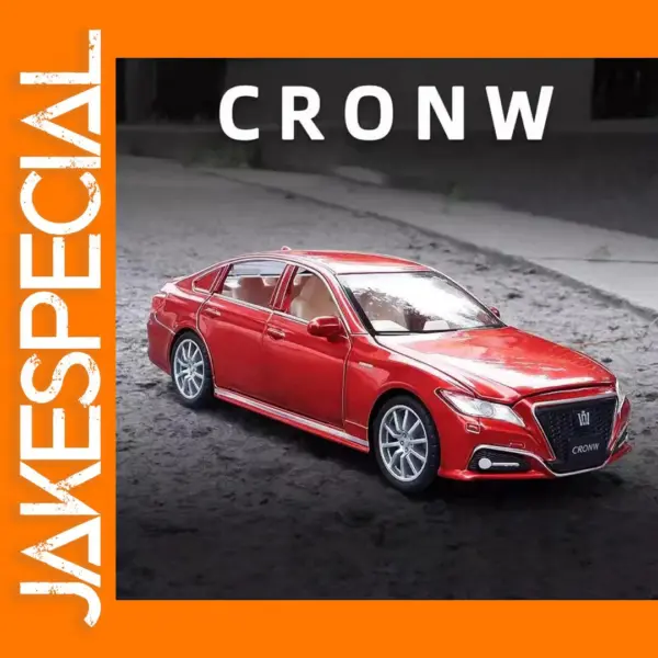 1:32 Toyota Crown Diecast Model Car with Sound