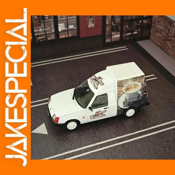 1:43 Coffee Shop Delivery Van Model