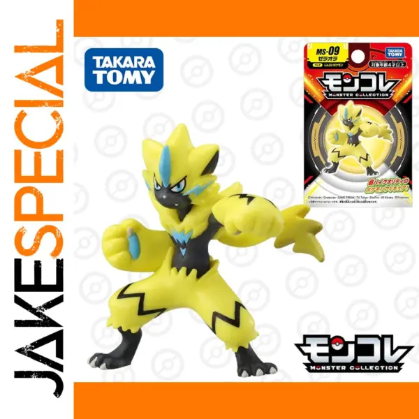 Zeraora Moncolle Mini Resin Figure by Takara Tomy