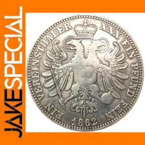 1862 Schwarzburg-Rudolstadt Silver Replica Coin